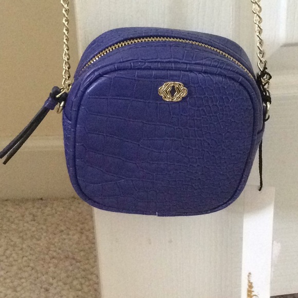 kate landry blue purse